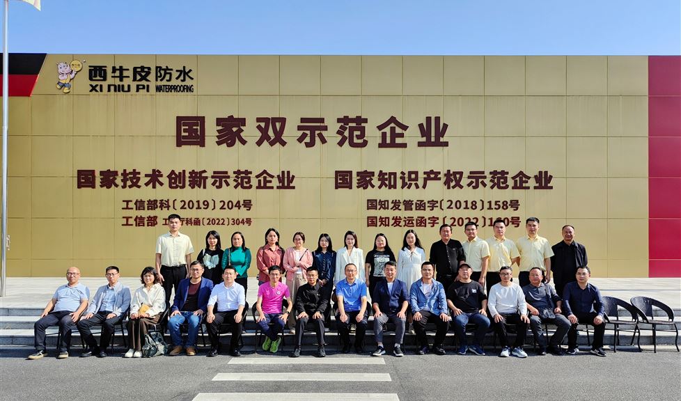 西牛皮防水（欽州）科技園迎來貴州省設(shè)計(jì)院考察團(tuán)一行
